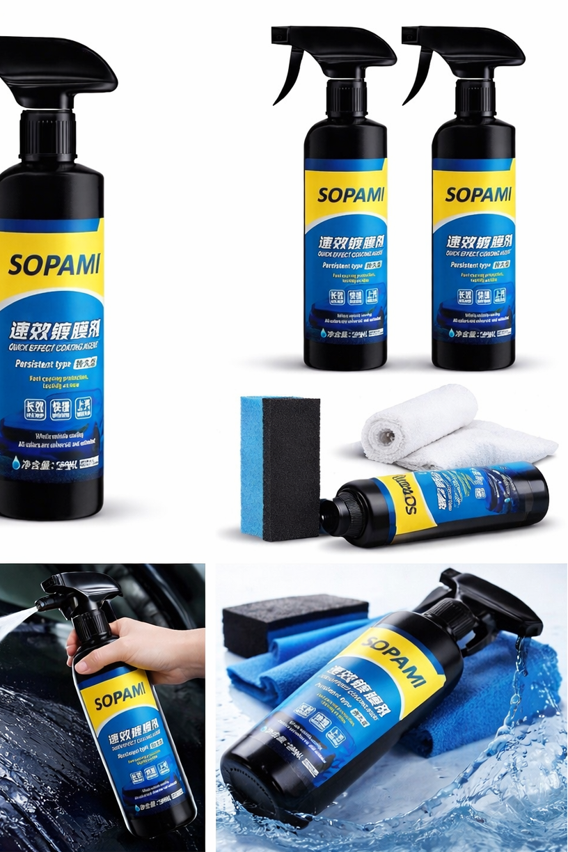 Sopami Car Coating Spray (50ml) – Pack of 2