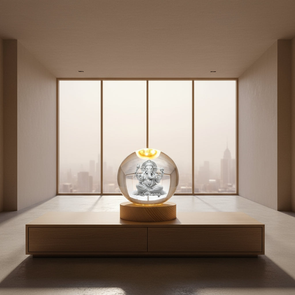Ganesh Crystal LED Lamp