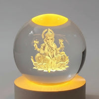 Ganesh Crystal LED Lamp