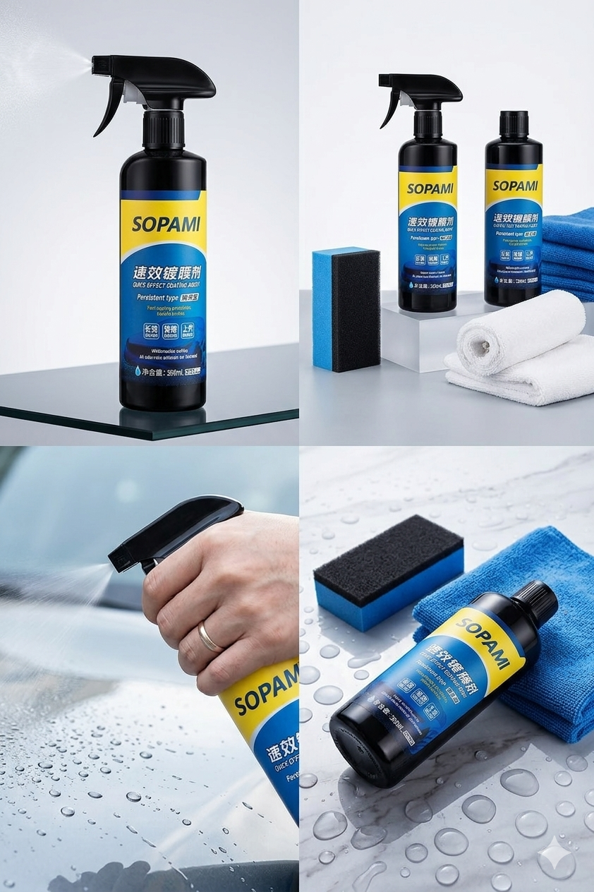 Sopami Car Coating Spray (50ml) – Pack of 2