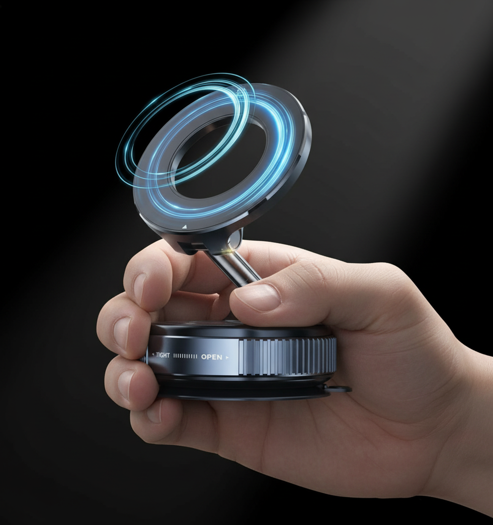 Vacuum Suction Magnetic Bracket