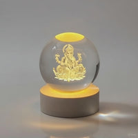 Ganesh Crystal LED Lamp